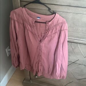 Women's mauve old navy Blouse